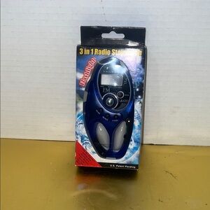 3-in-1 Radio Station Digital Media Receiver - Blue